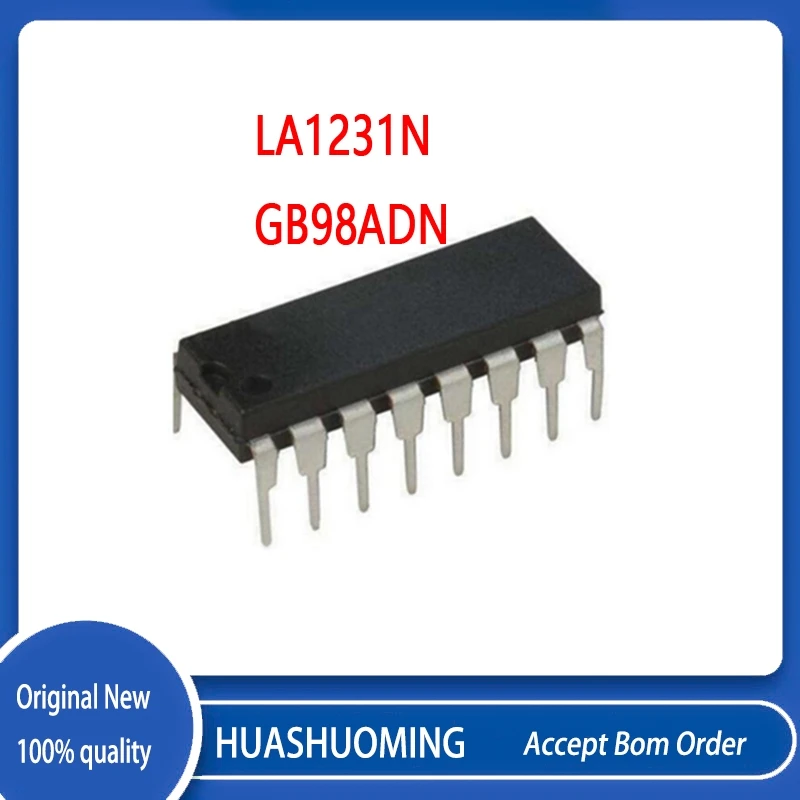 Lote de 5 piezas A1231N LA1231N GB98ADN GB98AD GB98 DIP16