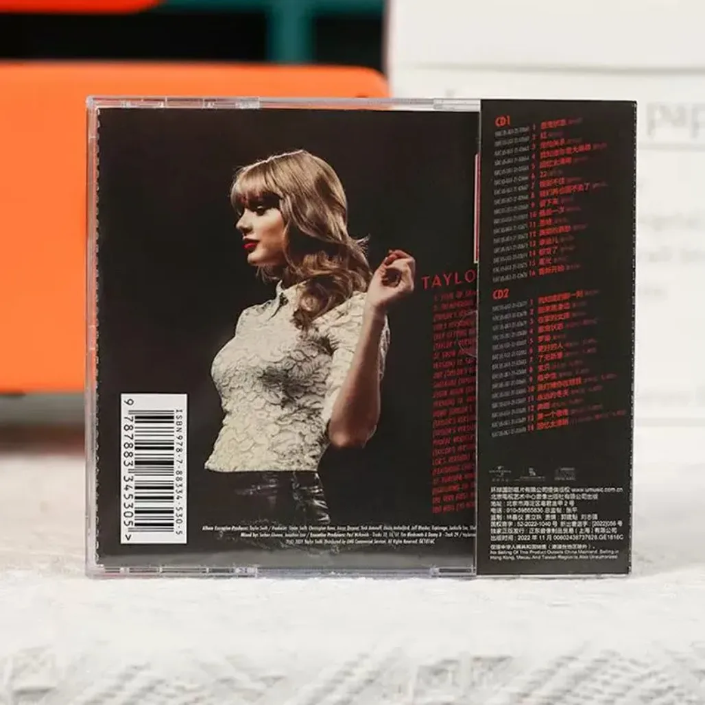 For Taylor Swift Red TV Remake 2CD Album Genuine Music Record with Lyrics Book Collection view 3