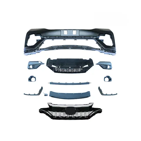 FIT GK5 용 하이 퀄리티 바디 키트, RS 2014-2018 프론트 범퍼 사이드 스커트, 리어 범퍼 그릴 FIT RS 바디 키트