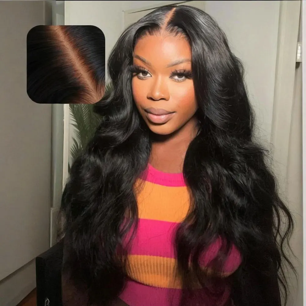 

Объемная волна 13x6 Hd Парик фронтальной части шнурка Человеческие волосы Бразильские предварительно выщипанные парики шнурка для женщин 13x4 Парик фронта шнурка 250% Плотность 42 дюйма