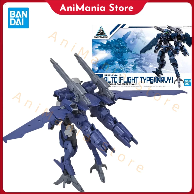 

Bandai Original Anime 30MM 1/144 EEXM-17 ALTO FLIGHT TYPE NAVY Action Figure Assembly Model Toys Model Gifts for Children