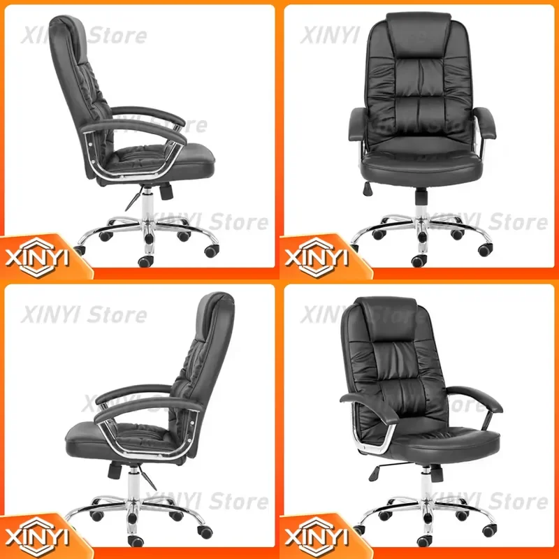Ekintop Foshan Office Chair Wheel for Home Office Chairs Wholesale Leather Ergonomic Office Chair for Computer Desk