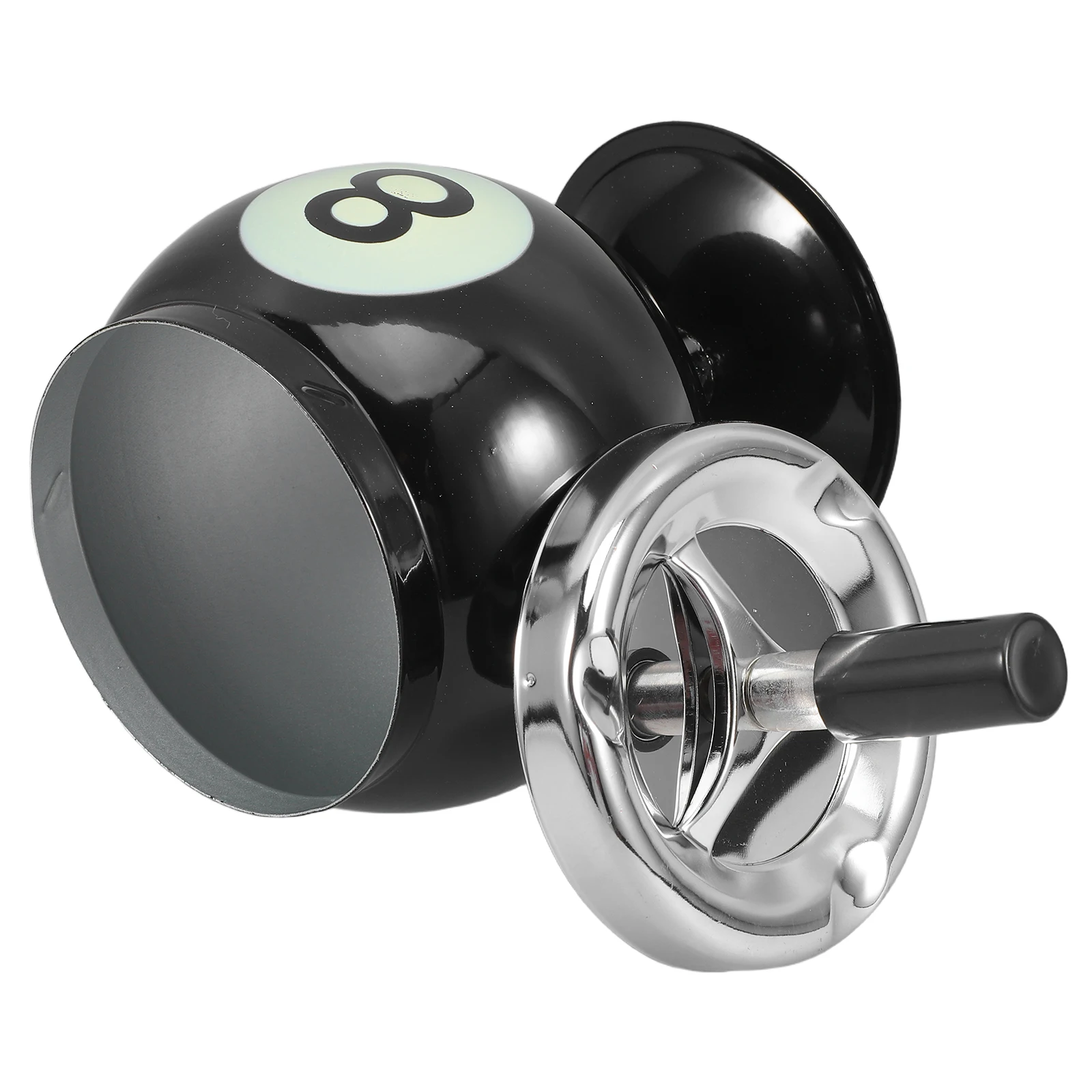 

Metal Ashtray With Lid Minimalist Design For Office Home Decor Tabletop Desktop Use Billiards Theme Sealable