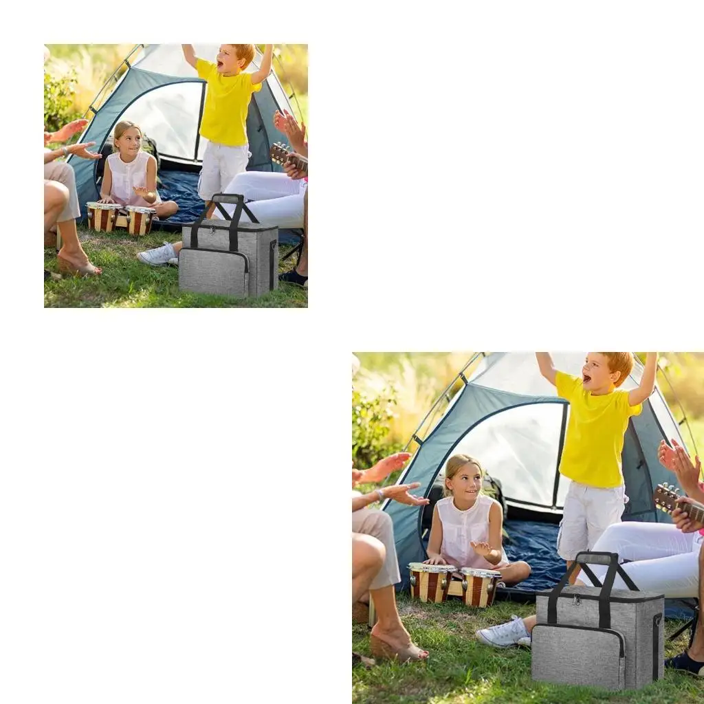 Solar Generator Accessory Zipper Compartments Protective Carrying Case
