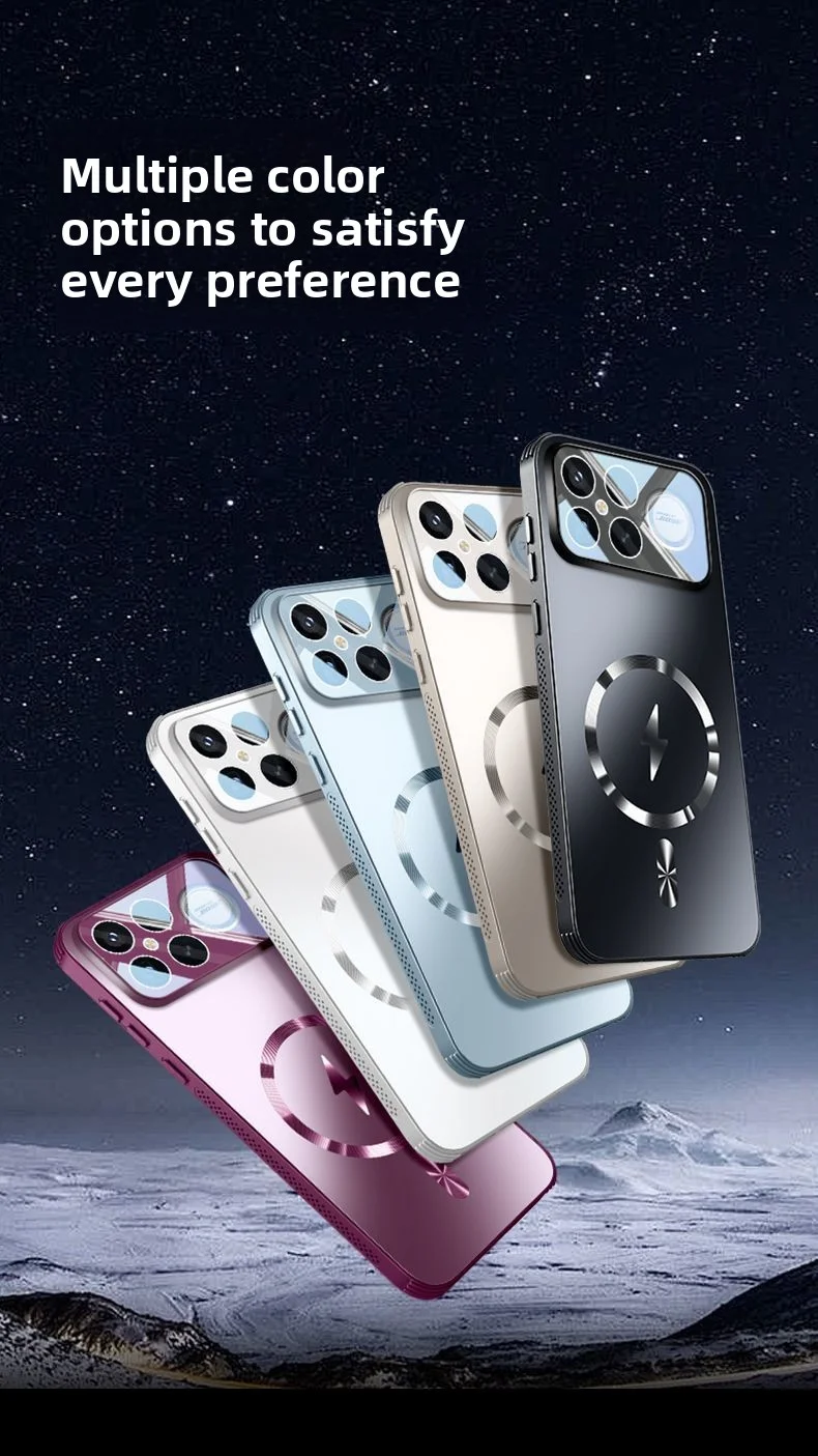 Etui Xiaomi POCO F8 Ultra Twarde Matowe Magnetyczne z Bezprzewodowym Ładowaniem Ochrona Obiektywu Tylna Obudowa Dla POCO F8 F7 Pro f7Ultra — zdjęcie produktu 2