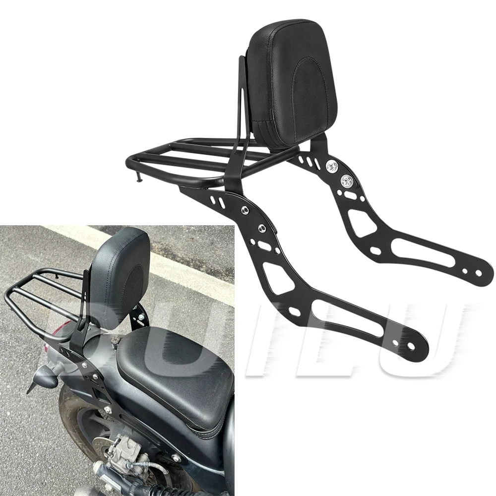 

Motorcycle Luggage Rack Carrier Rear Passenger Sissy Bar Backrest For Honda CMX 500 300 Rebel CMX300 CMX500 2017-2022 2018 2019