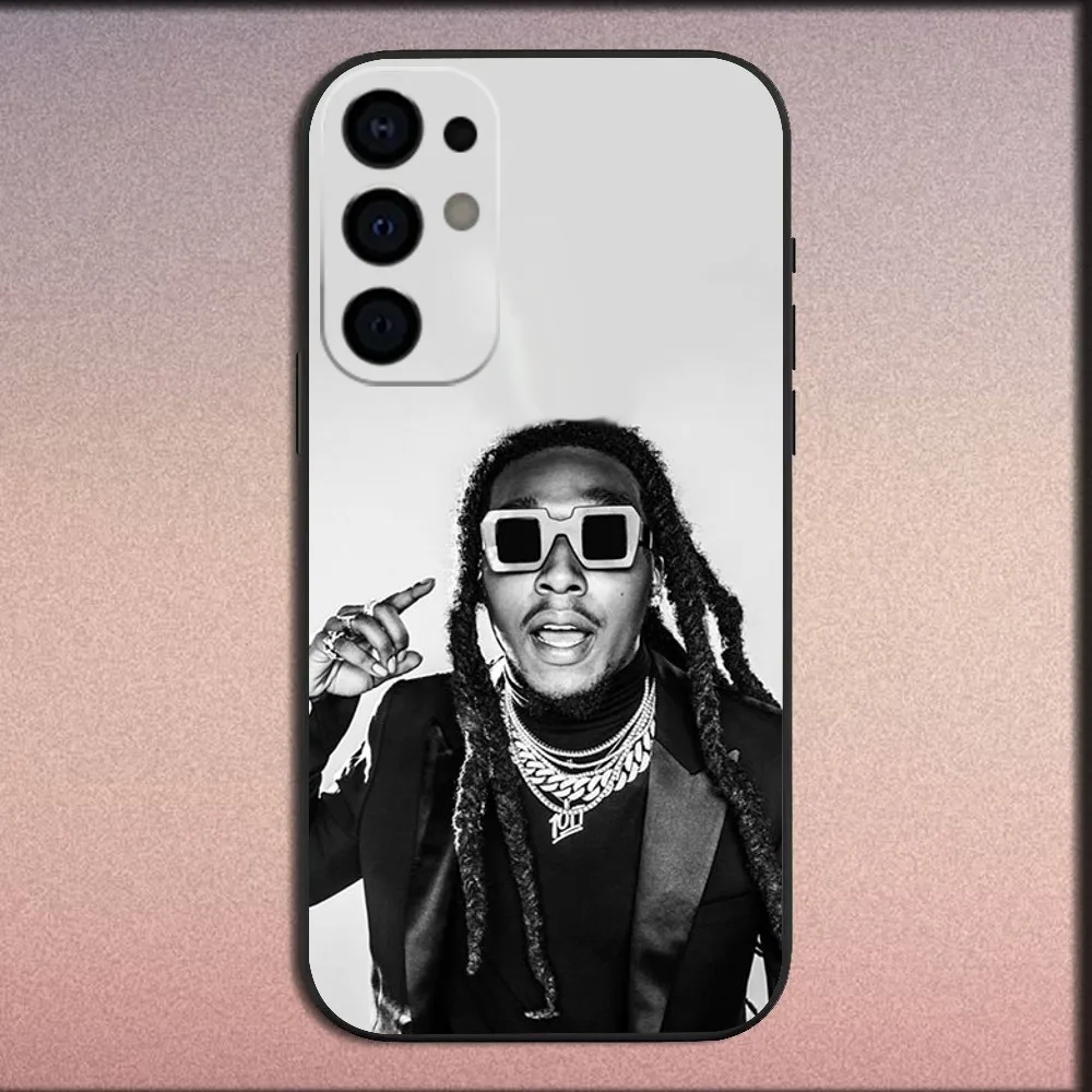 Rapper T-Takeoff Phone Case For Samsung S25,S24,S21,S22,S23,S30,Ultra,S20,Plus,Fe,Lite,Note,10,9,5G Black Soft Cover