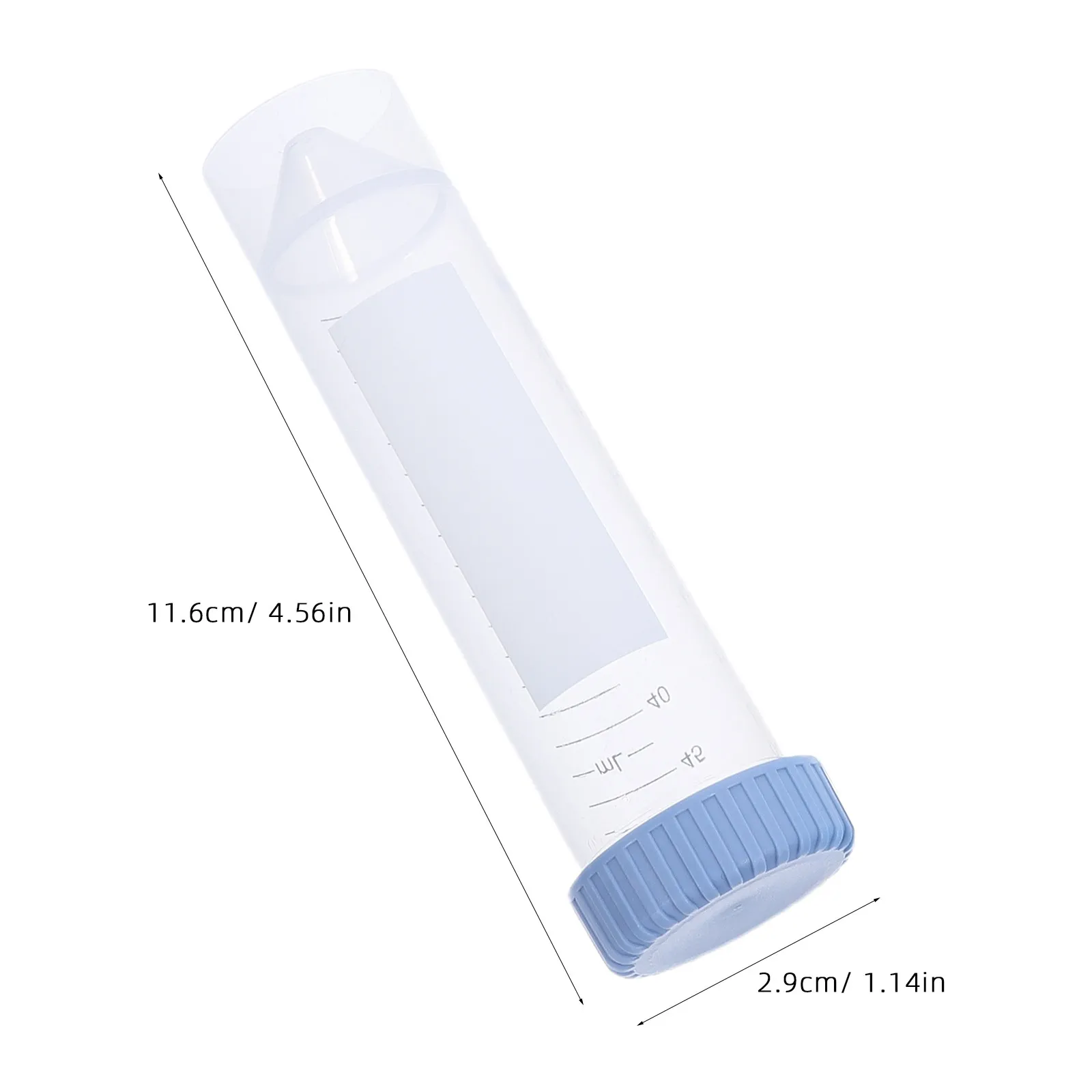 25Pcs Laboratory Centrifuge Tubes High Transparency 50Ml Polypropylene Conical Leakproof Screw Caps Science Experiment Test