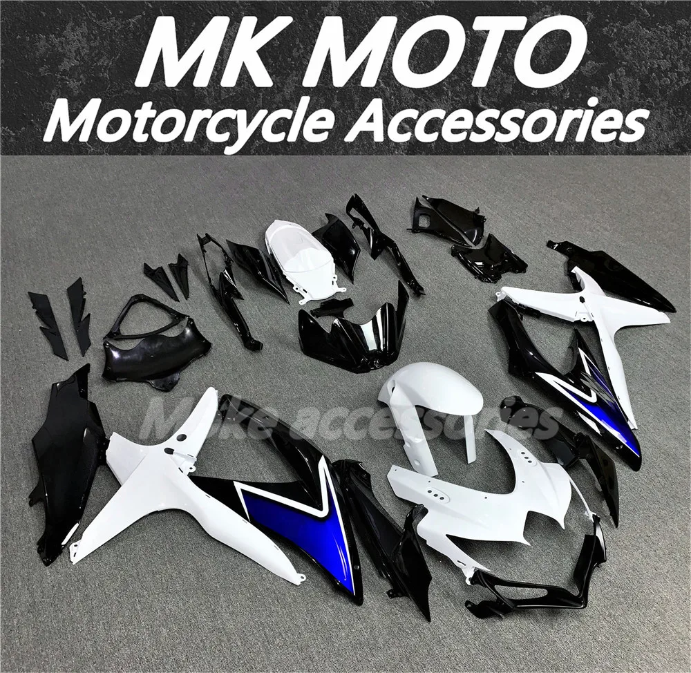 

Комплект обтекателей для gsxr600/750 2008 2009 2010, комплект кузовных деталей, высококачественный АБС-пластик, литье под давлением, НОВИНКА, синий, черный, белый
