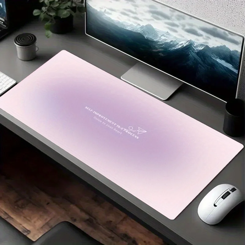 Gradient Letter Large Mouse Pa - Gaming Desk Mat บทวิจารณ์และราคา