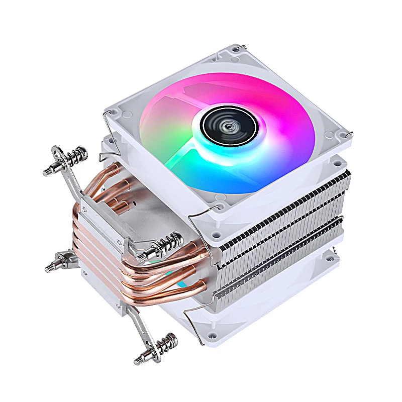 PC Efficient Air-cooled Radiator Processor 2/4/6 Heat Pipe Cooler CPU Cooling Fan Installing LGA 2011 2099 2066 x79 x99 x299 E5