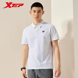 Xtep Knitting For Men 2024 Summer Trendy Leisure Sweatshirt Comfortable Elasticity Sole Breathable Tops 876229020163