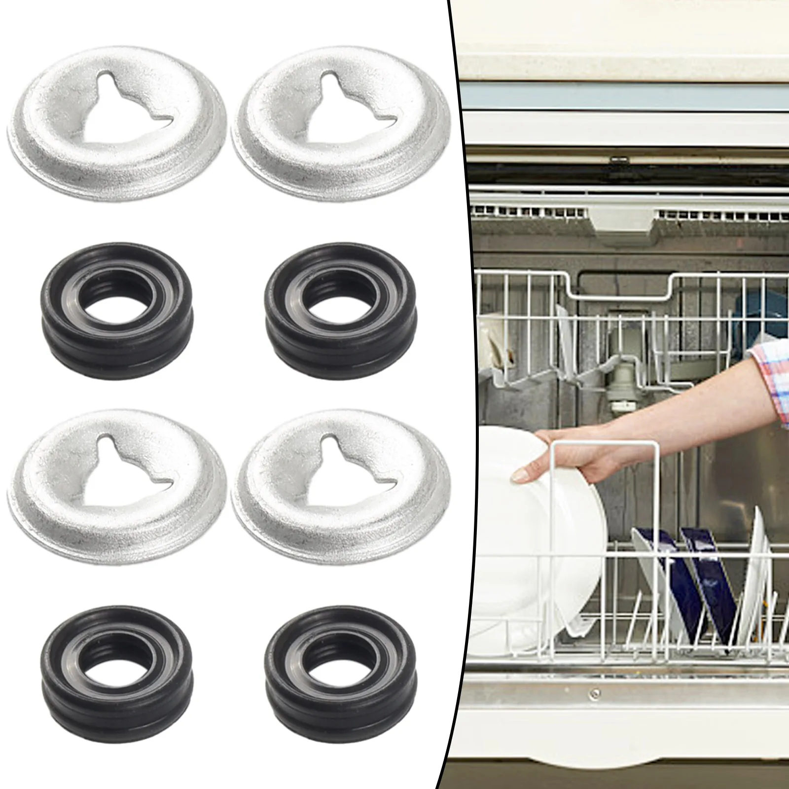 

WR2X7054 Нажимная гайка и уплотнение вала посудомоечной машины WD8X181 WD08X0181 Детали кухонной техники Детали посудомоечной машины