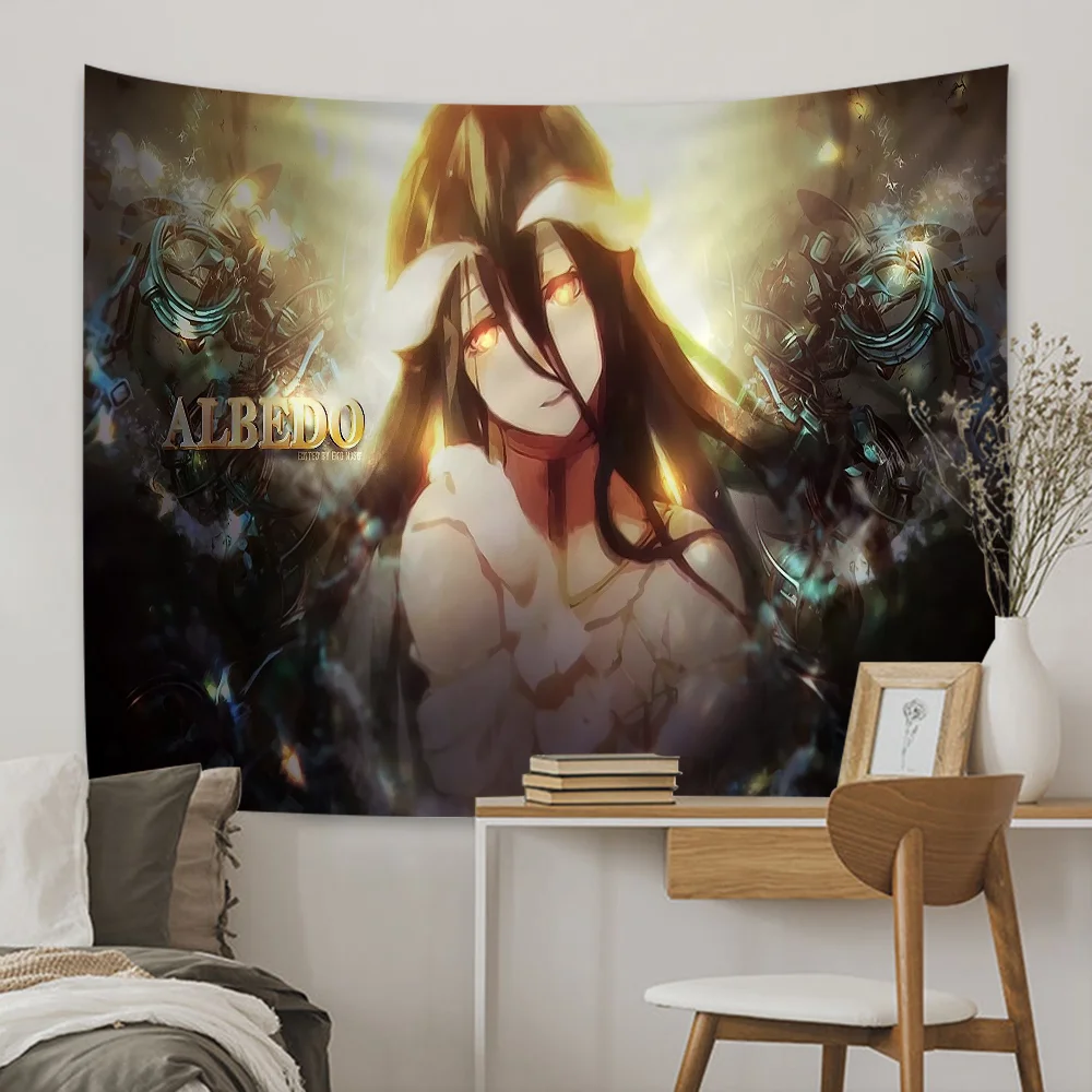 Overlord Chart Tapestry for Living Room Home Dorm Decor Art 