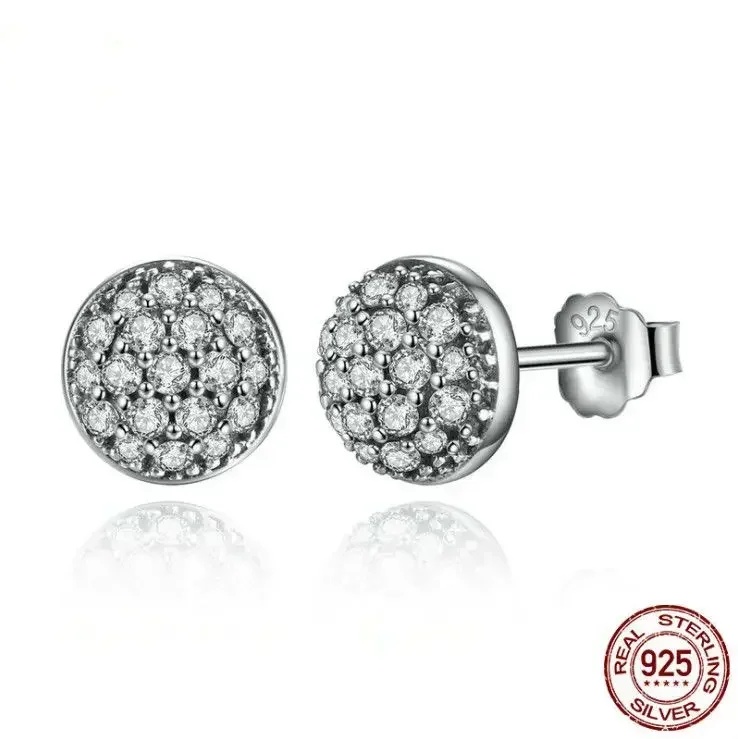

SALE 925 silver Europe Feather Crystal from Austrian new fashion creative Woman tassel Earrings snowflakes hot jewelry