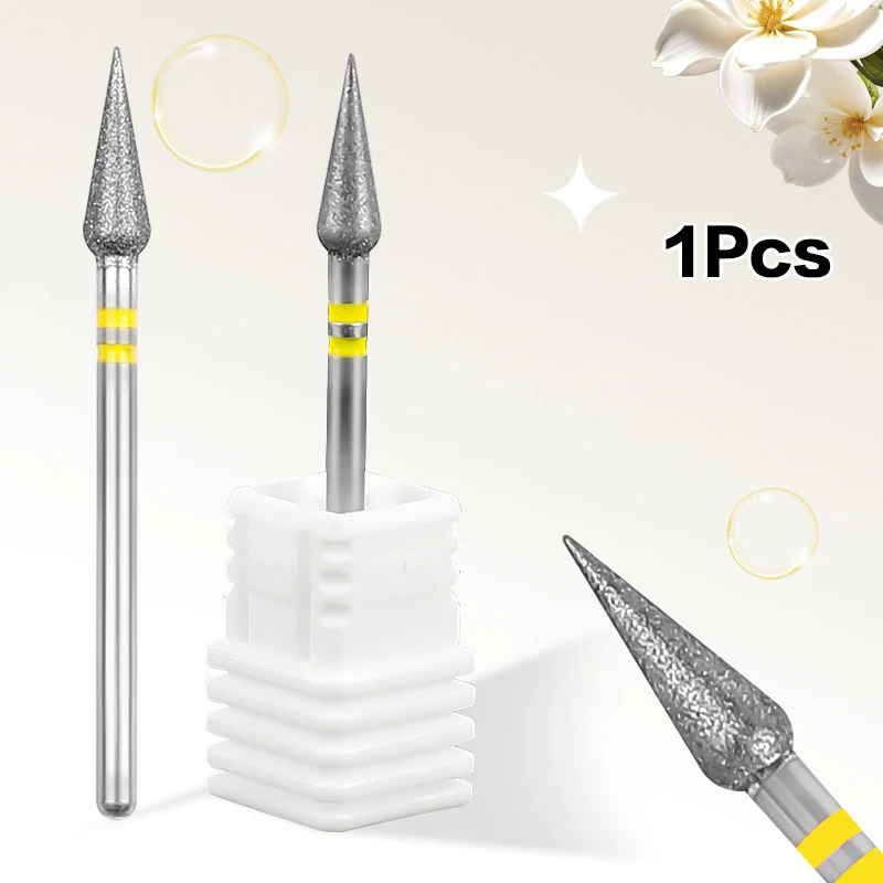 Sharp Cone Cuticle Clean Nail Drill Bit Professional Carbide Bit For Gel Polish Removal Durable Manicure Tools Nail Techs