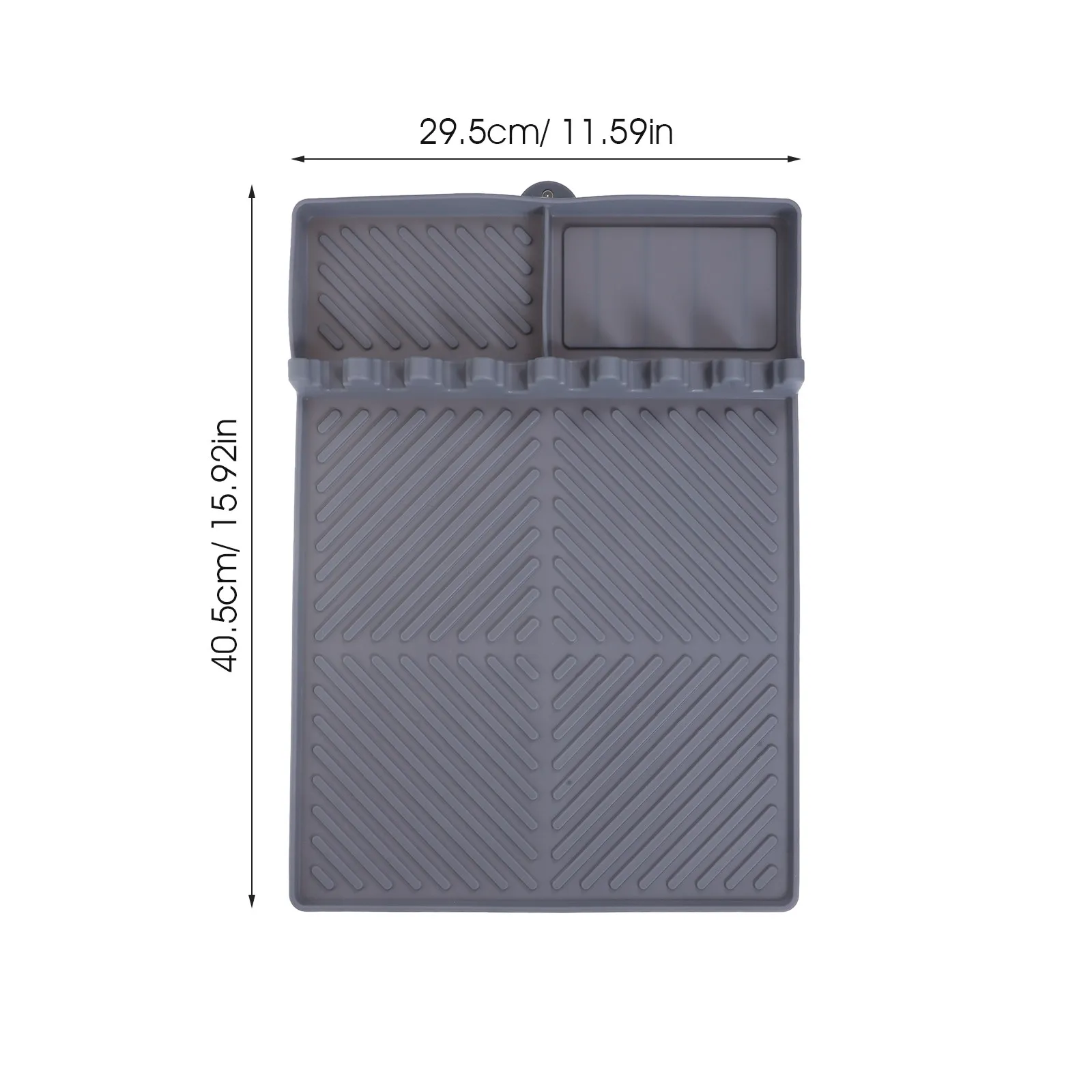 Silicone Grill Side Shelf Mat Heat Resistant Bbq Tool Rest Kitchen Counter Utensil Mat for Outdoor Grilling and Cooking view 2