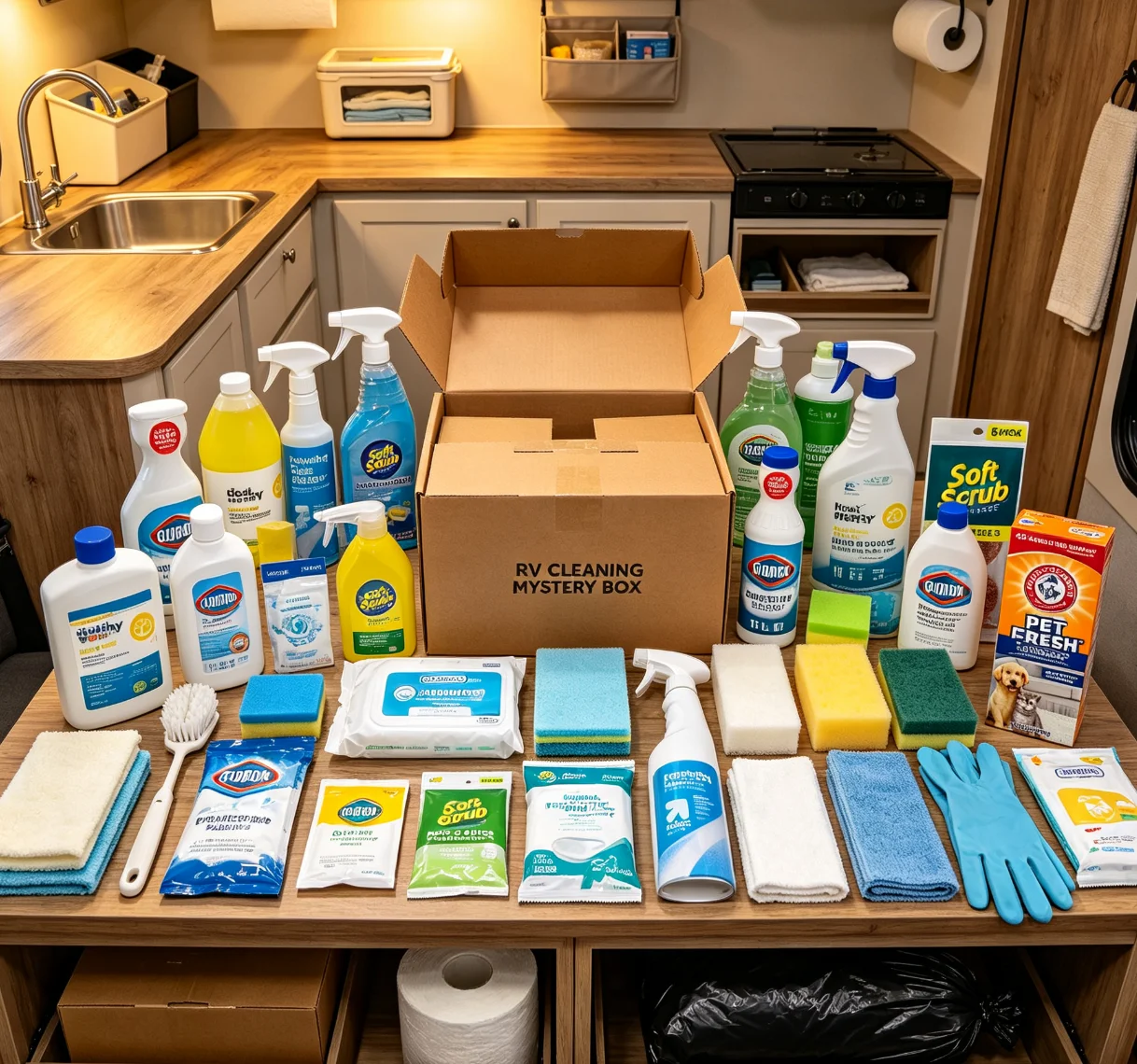 Kotak Kejutan Acak Perlengkapa - Home Bathroom Essentials ulasan dan harga