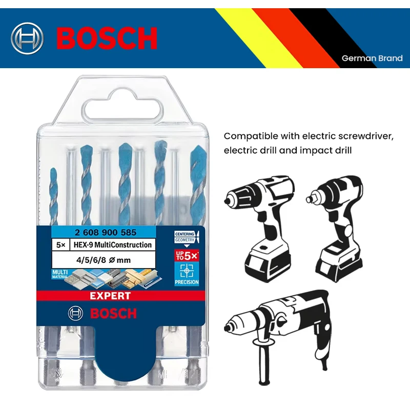 bosch-serie-especialista-brocas-hex-9-multi-construcao-centralizacao-geometria-haste-hexagonal-para-chave-de-fenda-eletrica-broca-de-impacto
