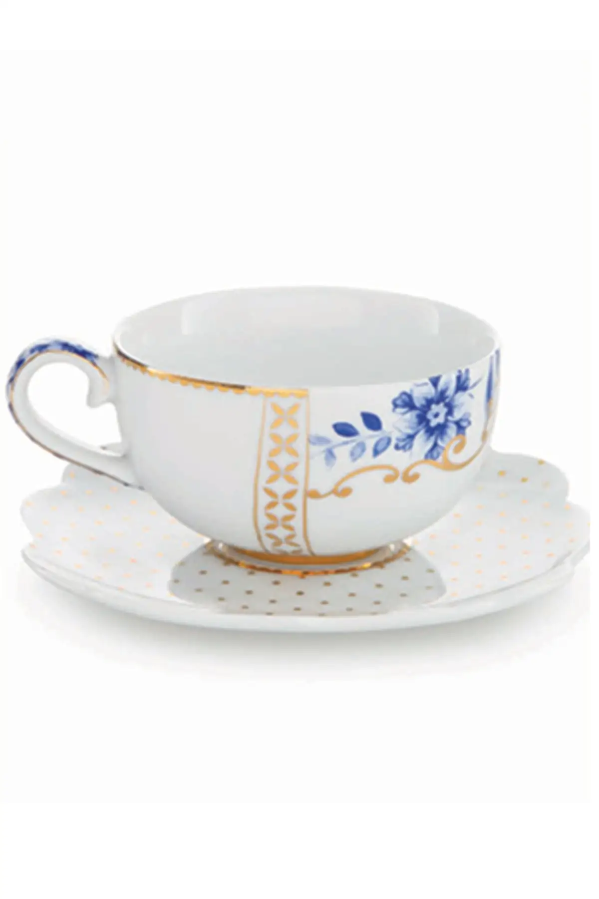 DOLBOVI Royal White 2 coffee cup set White blue 125 ml