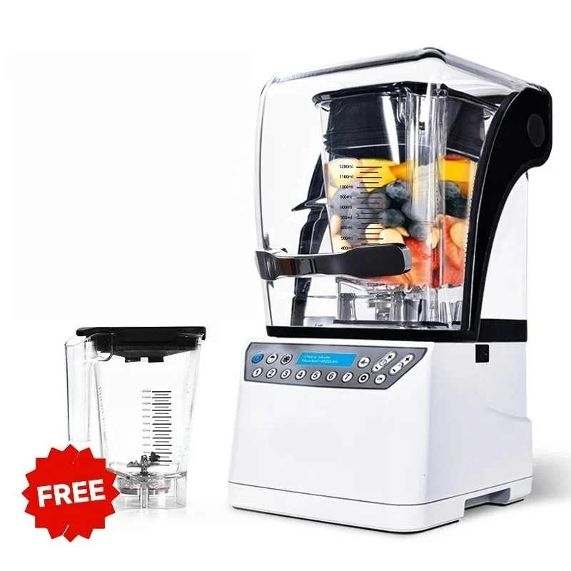 

Commercial Electric Juicer Blender Mixer Grinder Machine Food Processor Chopper Bubble Tea Stainless Steel Ice Crusher