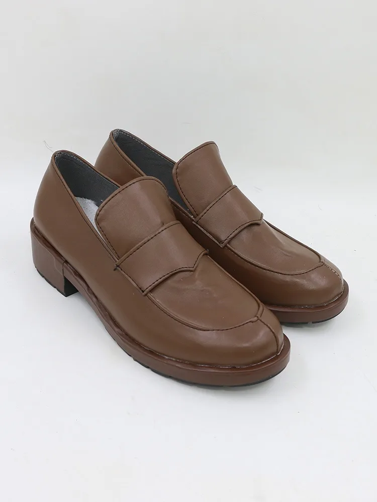 Komi shouko cosplay sapatos botas de carnaval de halloween anime cosplay adereços sapatos de couro do plutônio feitos sob encomenda