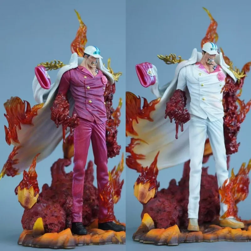 

Светящаяся аниме-фигурка One Piece Акаину, коллекционная статуэтка в коробке, модель-украшение, декор для рабочего стола для взрослых коллекционеров аниме