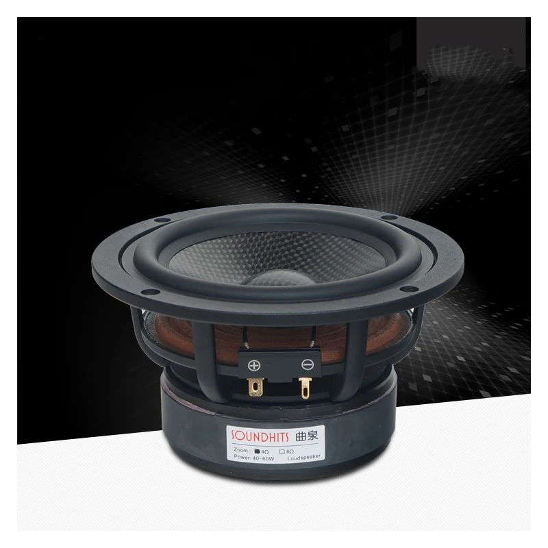 KYYSLB 40-60w 5.25 Inch Mid-woofer Speaker Unit Bass Home Audio Car High Power HIFI Sound Amplifier LoudSpeaker Driver