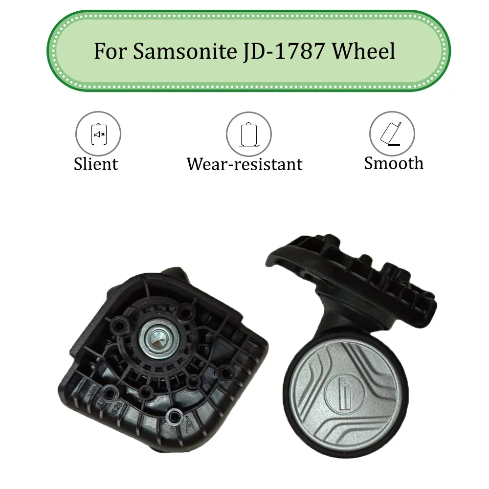 

For Samsonite JD-1787 Universal Wheel Trolley Case Wheel Replacement Luggage Pulley Sliding Casters Slient Wear-resistant Repair