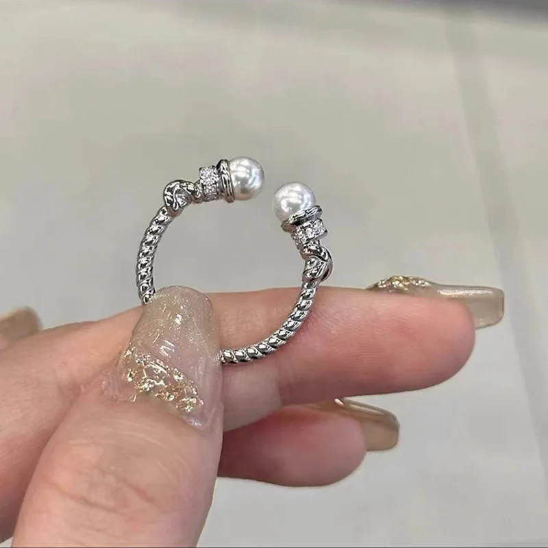 Women's 925 Sterling Silver Vintage Zircon Ring
