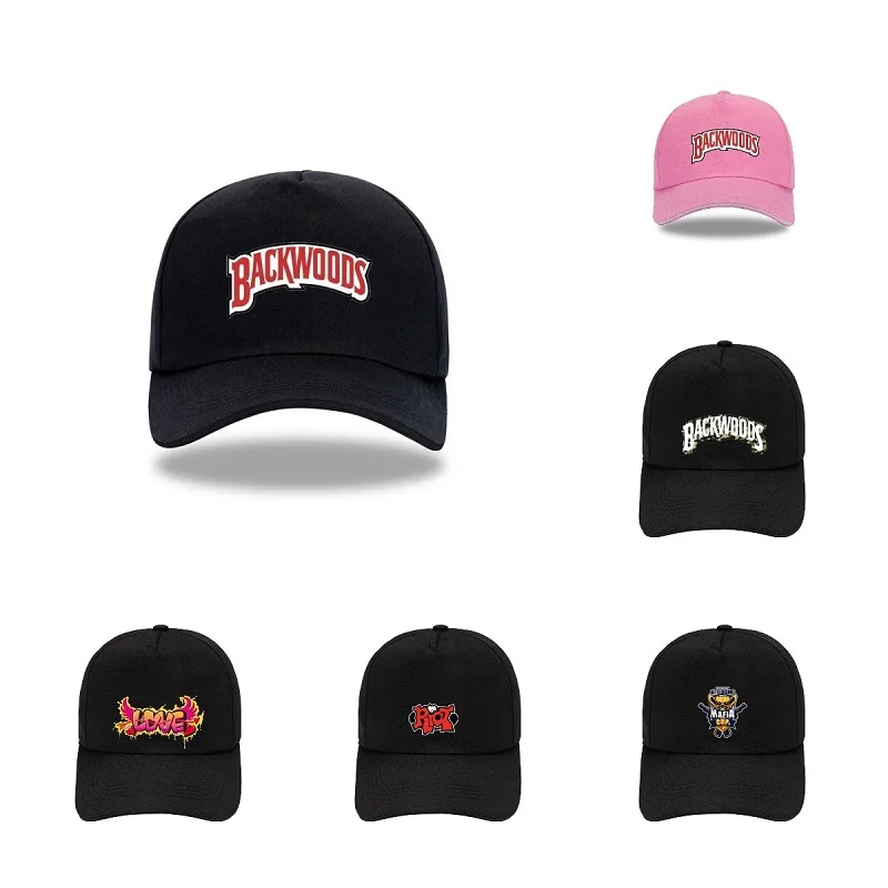 Backwoods backwoods 56-68cm  Letter Lovely Snapback Caps Baseball Cap For Adult Men Women Hip Hop Dad Hat