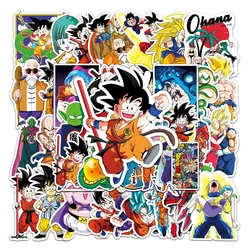 10/30/50pcs Dragon Ball Cute Anime Stickers Cool Son Goku Cartoon Decals DIY Laptop Phone Case Luggage Decoration Sticker Packs