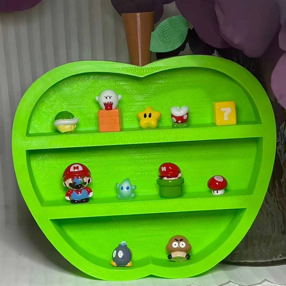Koreanisches INS Apple Mehrschichtiges Cartoon-Figuren-Displayregal 3D-Gedrucktes Desktop-Aufbewahrungsregal Neues Aufbewahrungsregal Dekoration Niedliches Geschenk – Detail 2