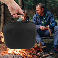 LED Light Storage Bag Compact EVA ABS Lightweight Portable ganizer Camping Outdoor Practical Toiletry Case Multi function