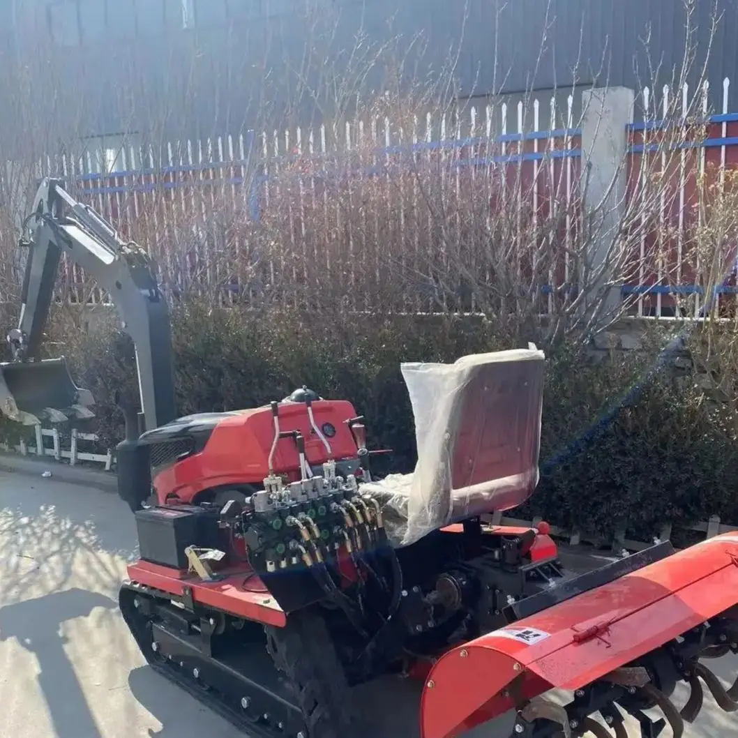 

Индивидуальный мини-дизельный культиватор-гусеничник мощностью 50 л.с. для обработки сухих земель и рисовых полей