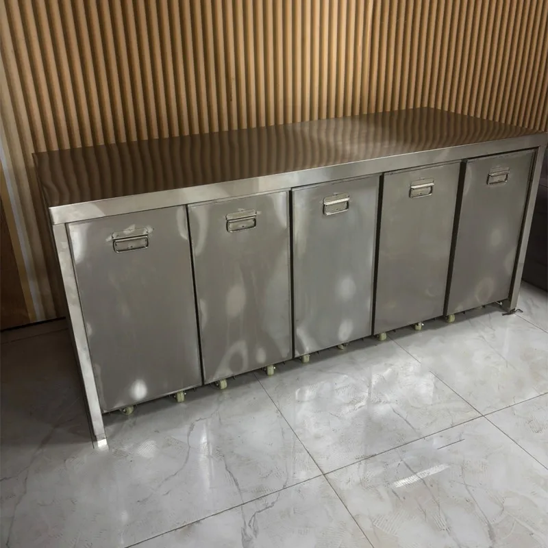 Bakery Bakery Stainless Steel Flour Barrel Truck Integrated Barrel Workbench