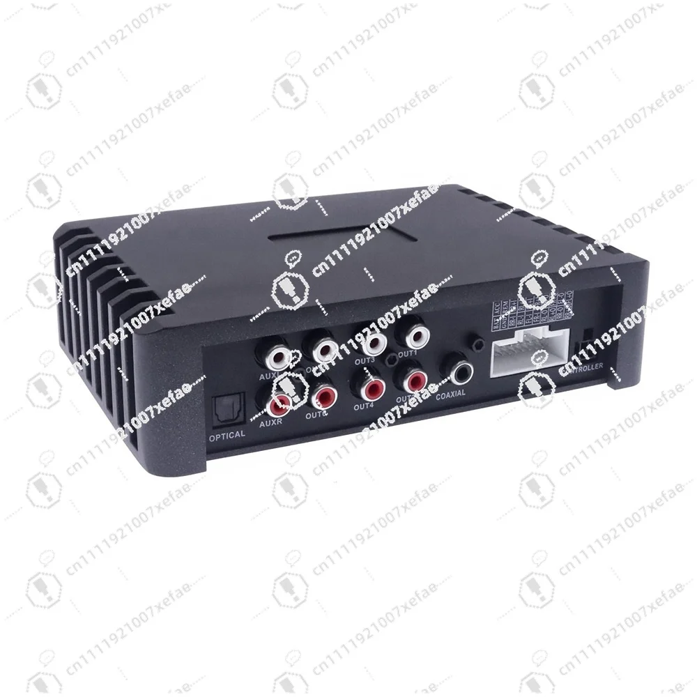 On-board DSP amplifier for speakers with digital signal processing to upgrade high fidelity sound system