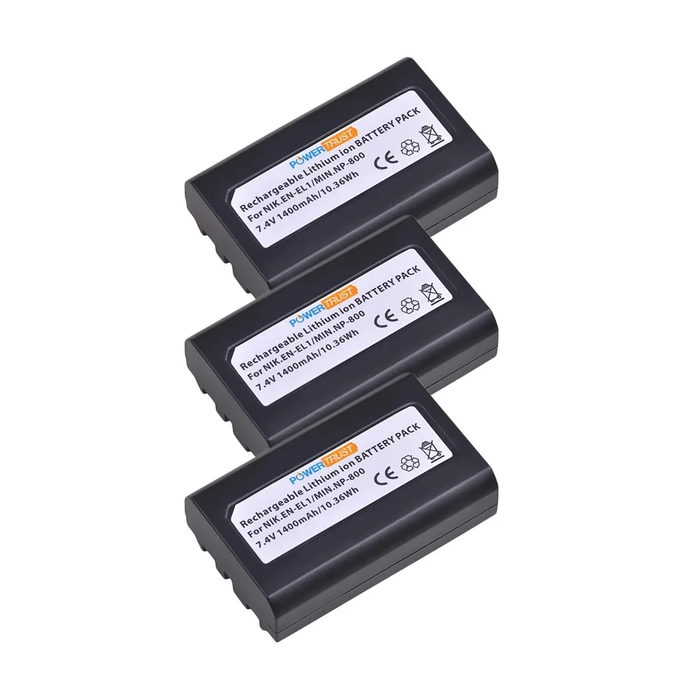 1400mAh EN-EL1 Battery for Nikon CoolPix 995 4300 4500 4800 5000 5400 5700 775 8700 880 885 image 3
