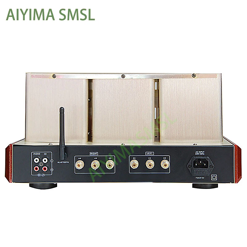 AIYIMA SMSL 200w 2.0 Bluetooth USB lossless decodifica hifi amplificatore valvolare a vuoto 6U1 6F2 5Z2P amplificatore di potenza a tubo a vuoto