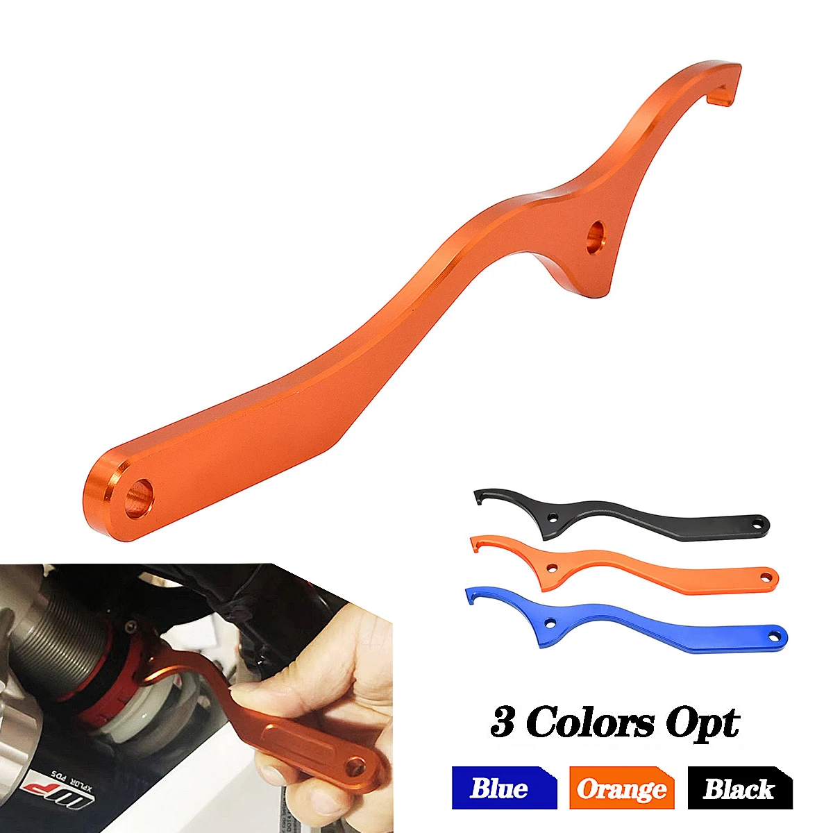 

Motorcycle CNC Aluminum Rear Absorber Damping Shock Spanner Wrench Tool For KTM 125-500cc SX SX-F XC XC-F XC-W XCF-W EXC EXC-F