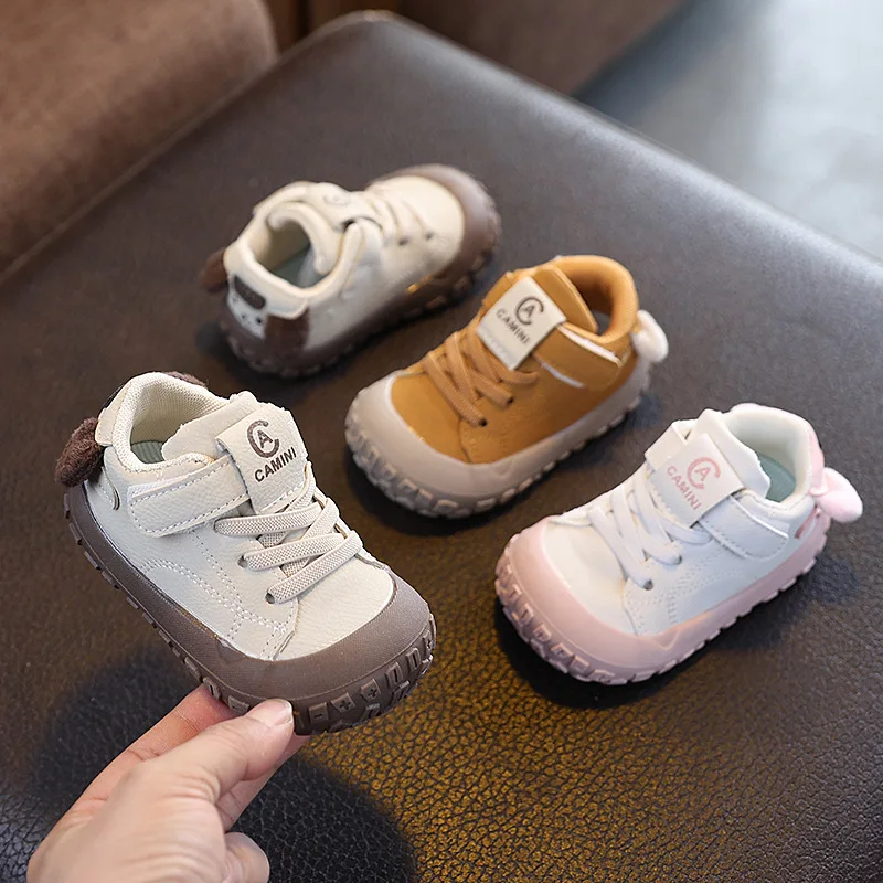 Children's Causal Shoes Korean Version Solid Color Casual Shoes Spring Boys Girls Shoes Academy Kindergarten Comfortable Daily