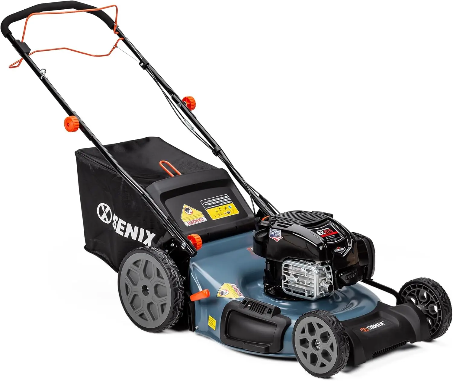 LSSG-H1 22-Inch Self Propelled Gas Lawn Mower with 163 cc 4-Cycle Engine, 3-in-1 Rear Wheel Drive Single Speed Lawnmower.