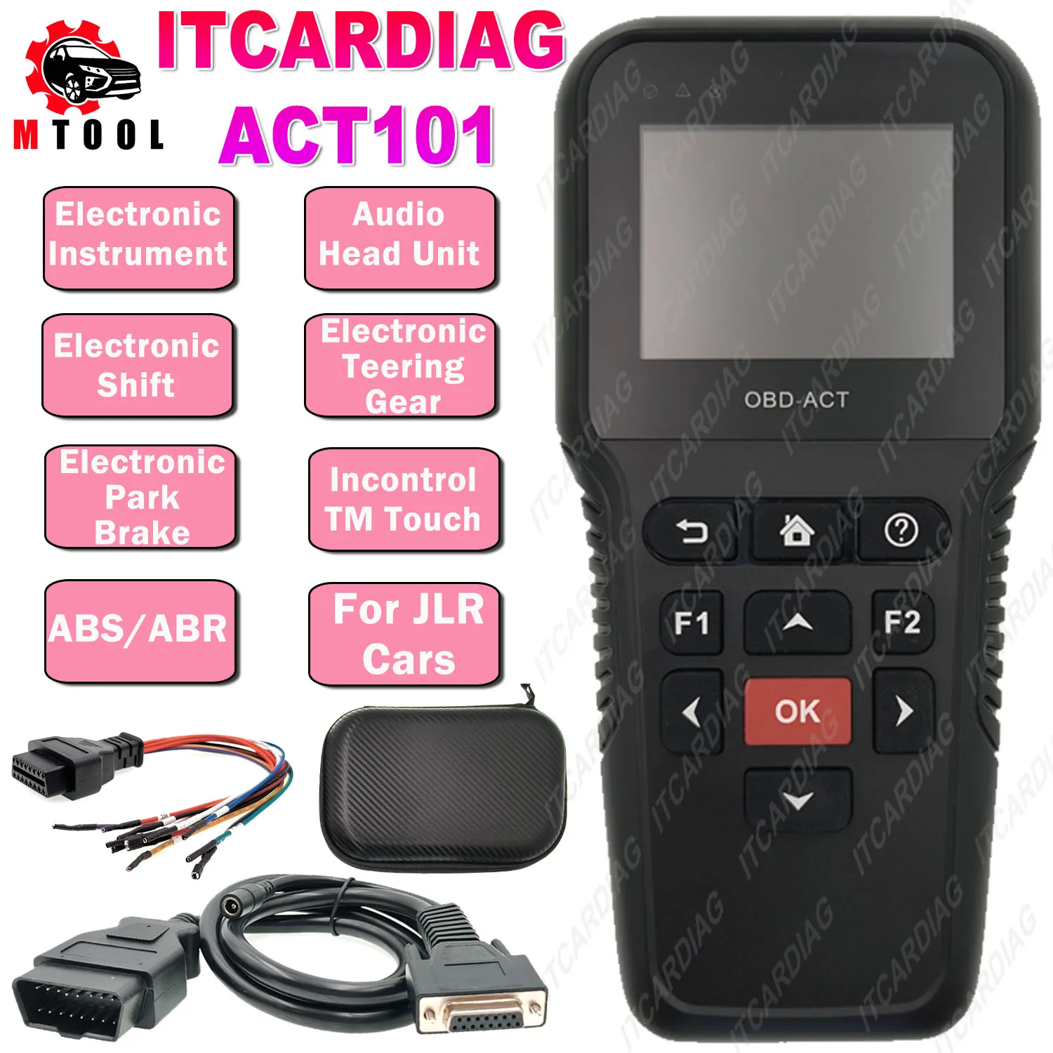 ITCARDIAG ACT101 Instrument Cluster ABS Module Tester IPC AHU GSM EPS EPB IMC ABS ABR Diagnostic Tool For Land Rover/ Jaguar JLR