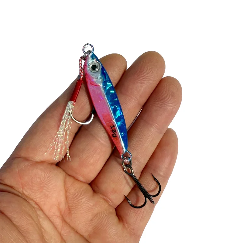 Angelköder, langsam schüttelnder Jigbait, 14 g, 20 g, Metallvorrichtungen, Drift-Down, sinkende Kunstköder, bunte Anziehungskraft, Makrele, harter Köder – Detail 2