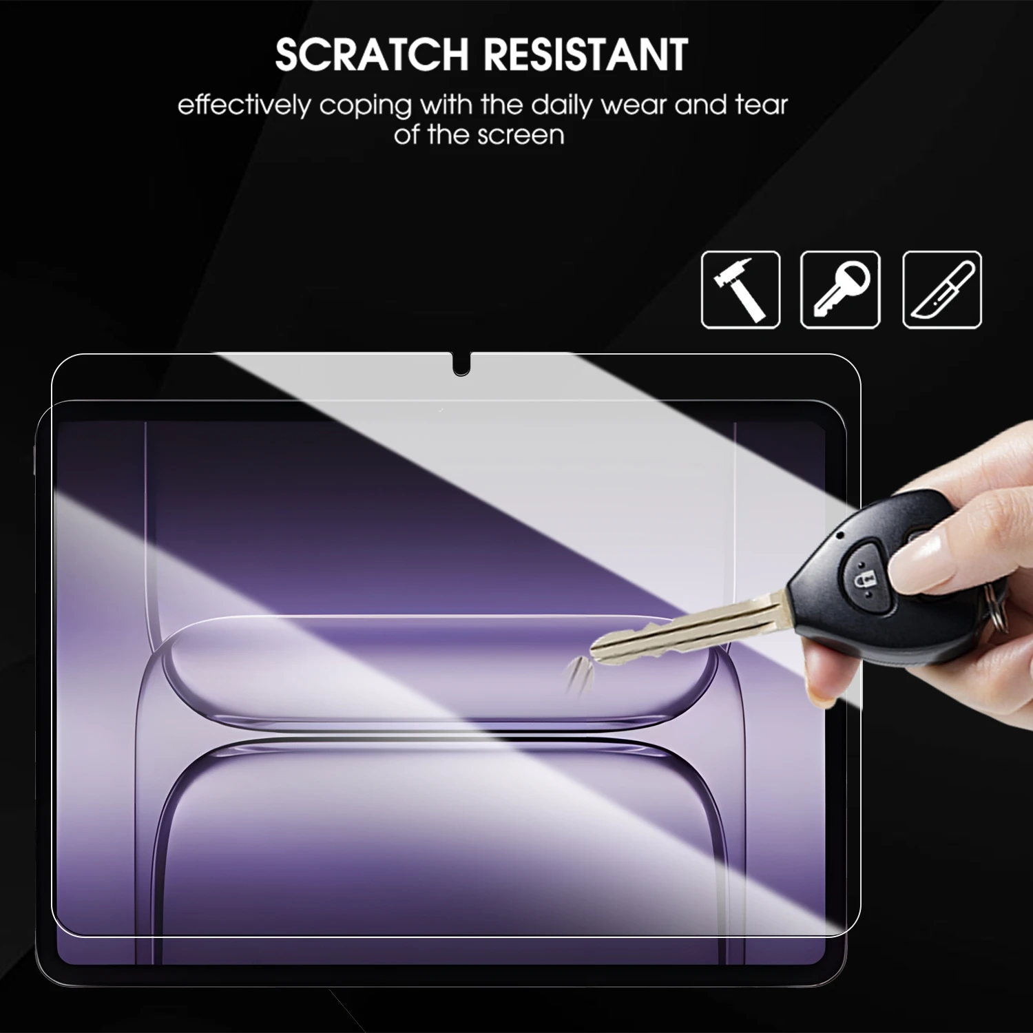 

Screen Protector with Auto Alignment Kit 9H Hardness Tempered Glass Films for Xiaomi Redmi Pad 2 Pro 12.1inch Pad SE 8.7/11inch