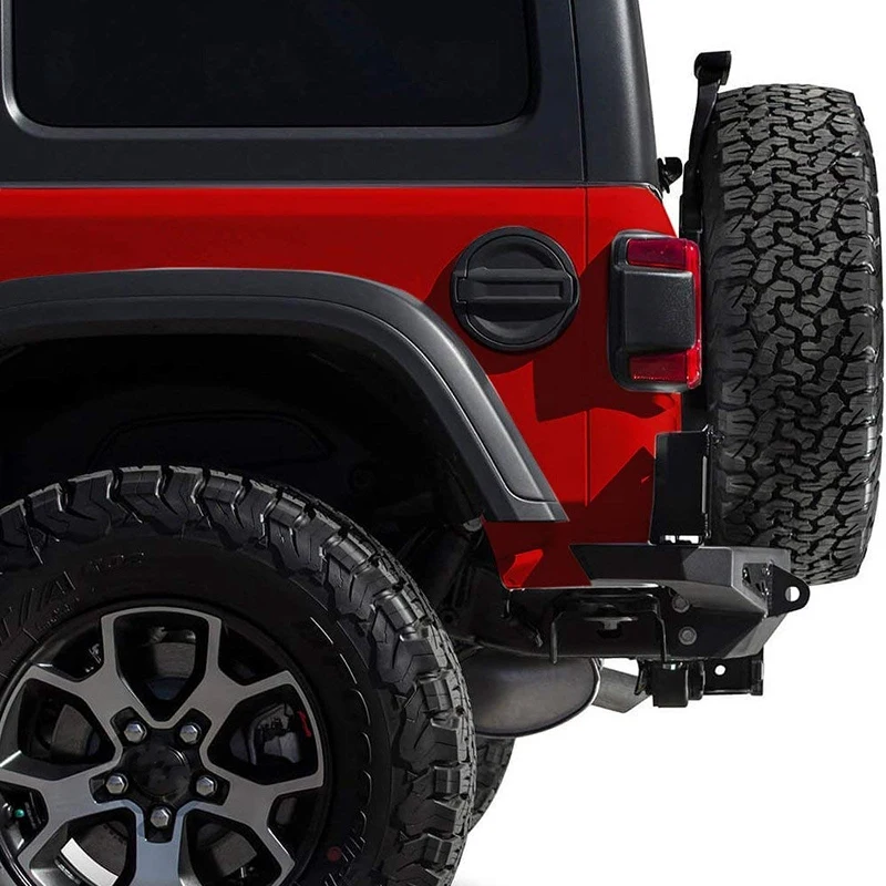 Gas Tank Cap Fuel Filler Door Cover For Jeep Wrangler 2018 JL & Unlimited