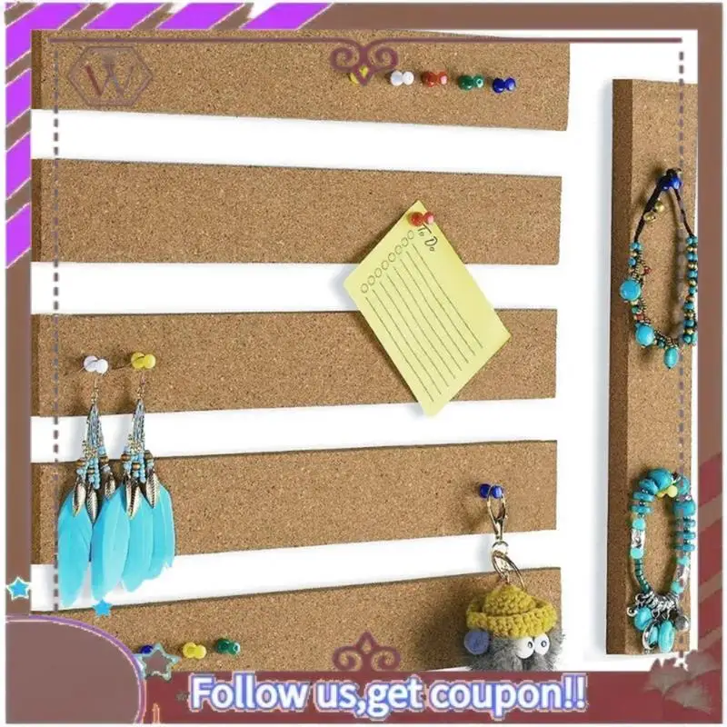 ABBG-5 шт. полоски пробковой доски самоклеящаяся длинная пробковая доска для настенного стола, дома, класса, офиса, для пасты, заметок, фотографий, расписание