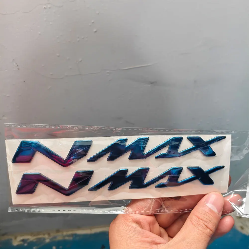 Motorcycle 3D Tank Emblem Badge Stickers Moto Wheel N-MAX Logo Decals For Yamaha NMAX 155 250 400 125 150 Motorbike Logo Decal view 6