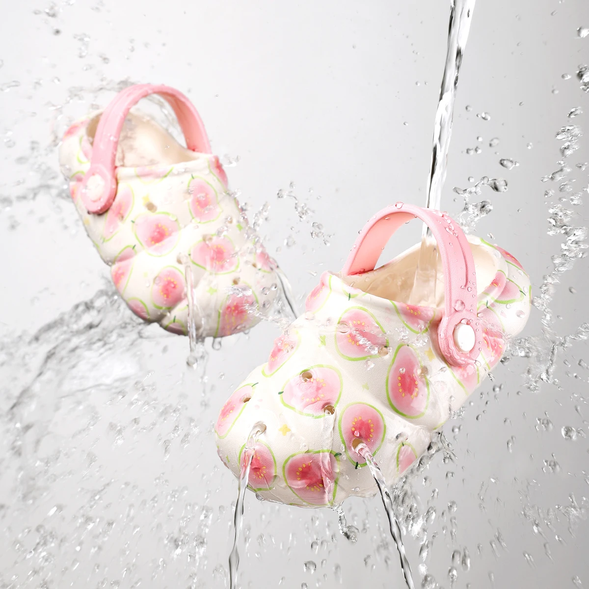 

Cheerful Mario Summer children's slippers fruit indoor cool slippers