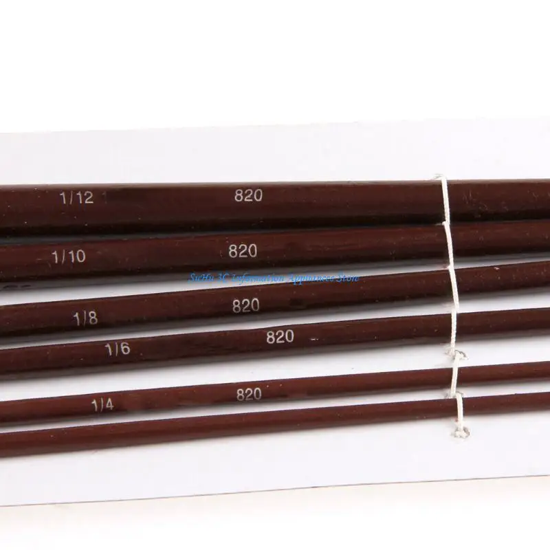 

6Pcs Nylon Acrylic Oil Paint Gouache Brushes For Artist Supplies Watercolor Set